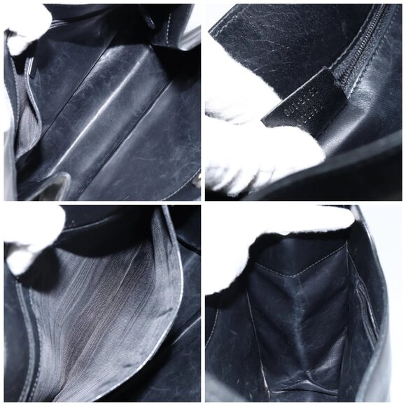 GUCCI Shoulder Bag Leather Black 001 3167 Auth ep11421 - Picture 15 of 16